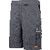 Pantalones cortos de trabajo PLANAM Canvas 320 gris/negro 2173