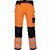 PW3 Pantalones con cremallera de alta visibilidad PW340 naranja/negro