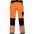 PW3 Pantalones con cremallera elásticos de alta visibilidad PW303 naranja/negro