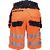 PW3 Pantalones con cremallera impermeables de alta visibilidad Extreme PW343 naranja/negro