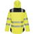 PW3 Chaqueta impermeable de alta visibilidad T400 amarillo/negro