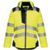 PW3 Chaqueta impermeable de alta visibilidad T400 amarillo/negro