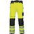 PW3 Pantalones con cremallera elásticos de alta visibilidad PW303 amarillo/negro