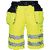 PW3 Pantalones cortos de alta visibilidad PW343 amarillo/negro