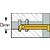 ISCAR Plaquita cortante  PICCO-CUT R004