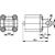 Brida oscilante FESTO SNCL para cilindros normalizados DSBC,DNC y cilindros compactos ADN,AEN